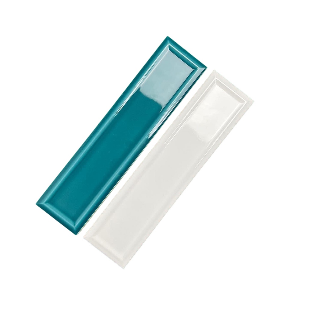 Gạch thẻ xanh lá lõm mặt KT 68x280 mm mã M6804XB