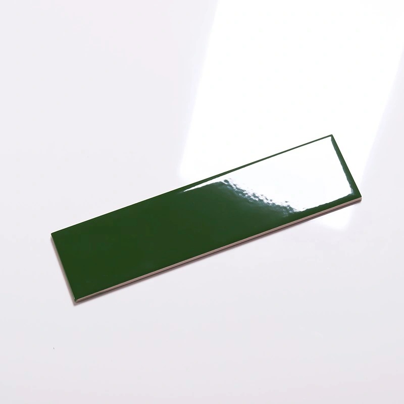 Gạch thẻ VN, KT 75x300 mm màu xanh lục bóng phẳng mã STA75312_S loại ưu (1h/1.125m/50v)