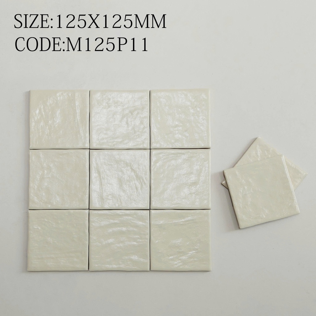 Gạch thẻ 125x125mm bề mặt ngọc trai cao cấp M125P11