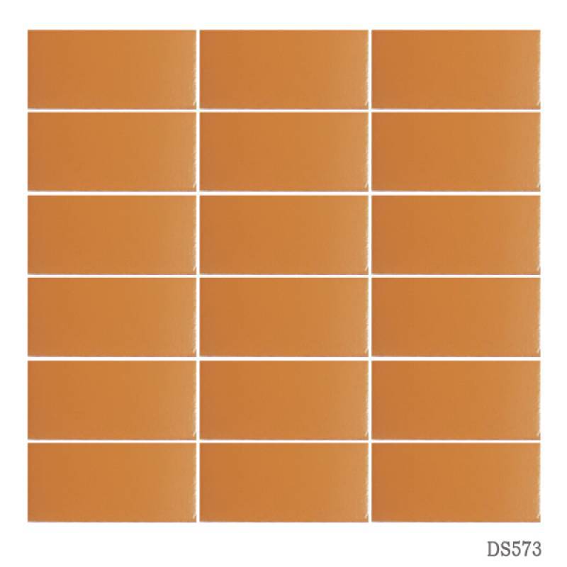 Gạch thẻ 45x95 mm màu cam đậm mã 573