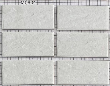 Gạch thẻ ốp tường màu trắng KT chip 45x95 mm