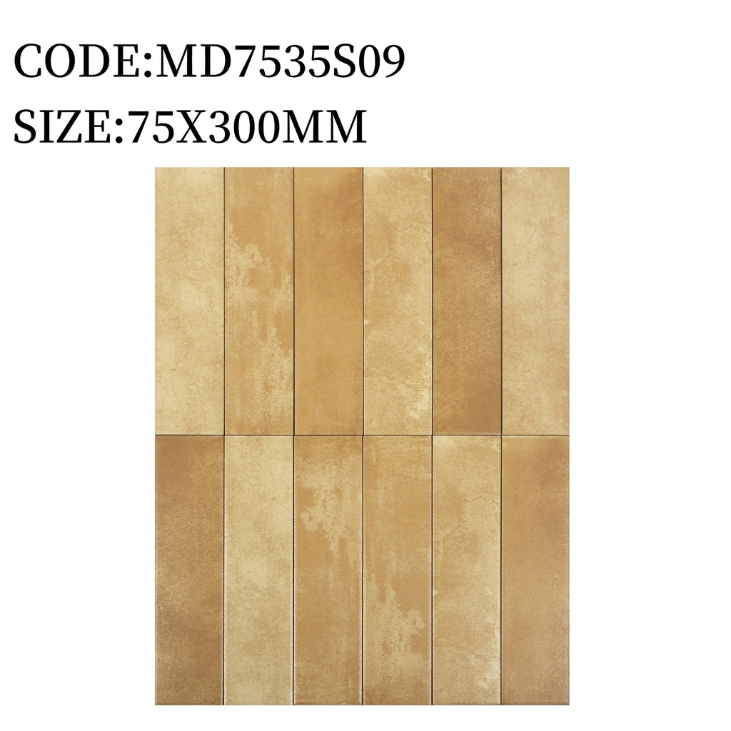 Gạch thẻ 75x300 mm mã MD7535S02