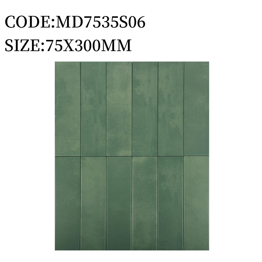 Gạch thẻ 75x300 mm mã MD7535S06