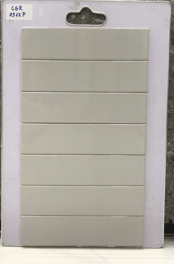 Gạch thẻ VN, KT 75x300 mm xám bóng phẳng mã CGR0312P loại 1