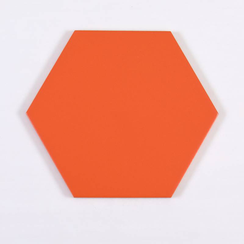 Gạch lục giác cam men mờ 200x230x115 mm NGL_M23209