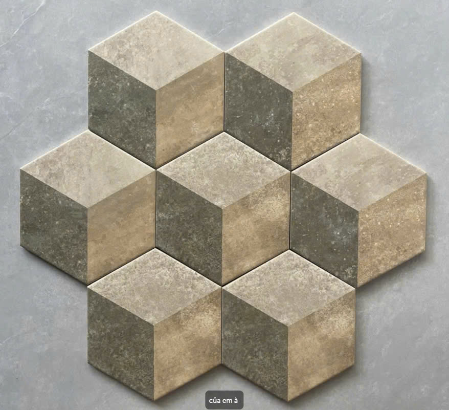 Gạch lục giác KT 200x230x115 mm mã 23606
