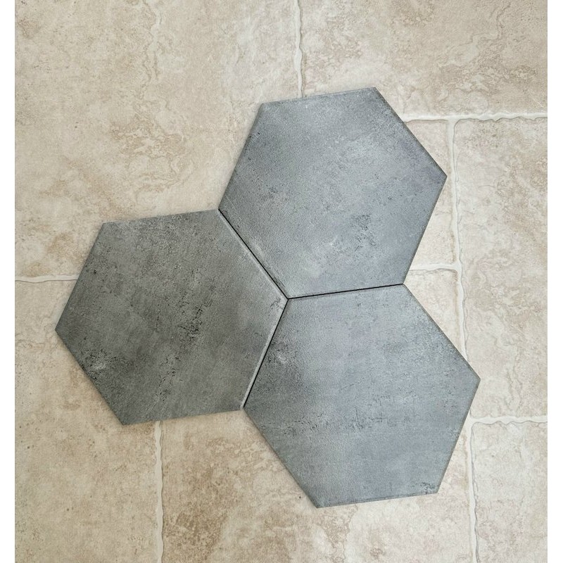 Gạch lục giác nhập khẩu xương porcelain men matt KT 230x 200mm mã FL237