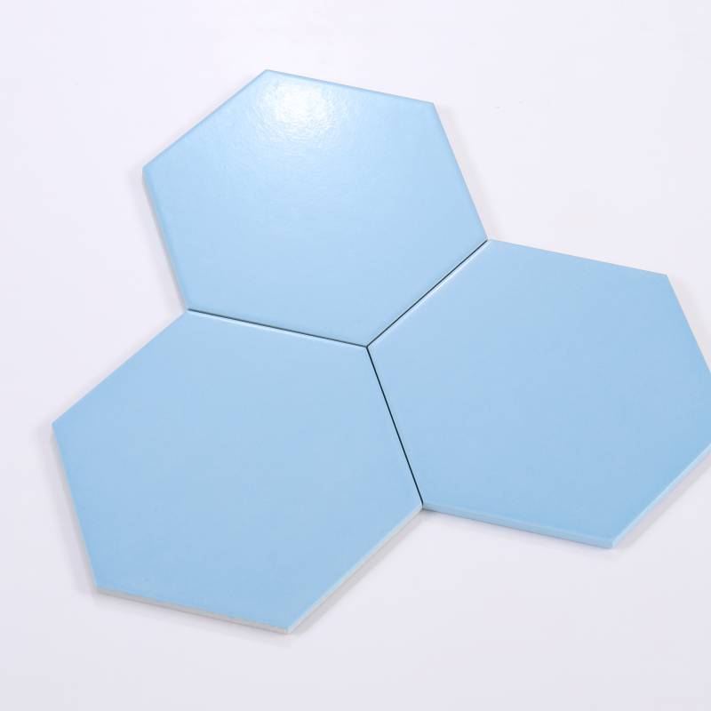 Gạch lục giác xanh dương 200x230x115 mm mã NGT_M23204-B