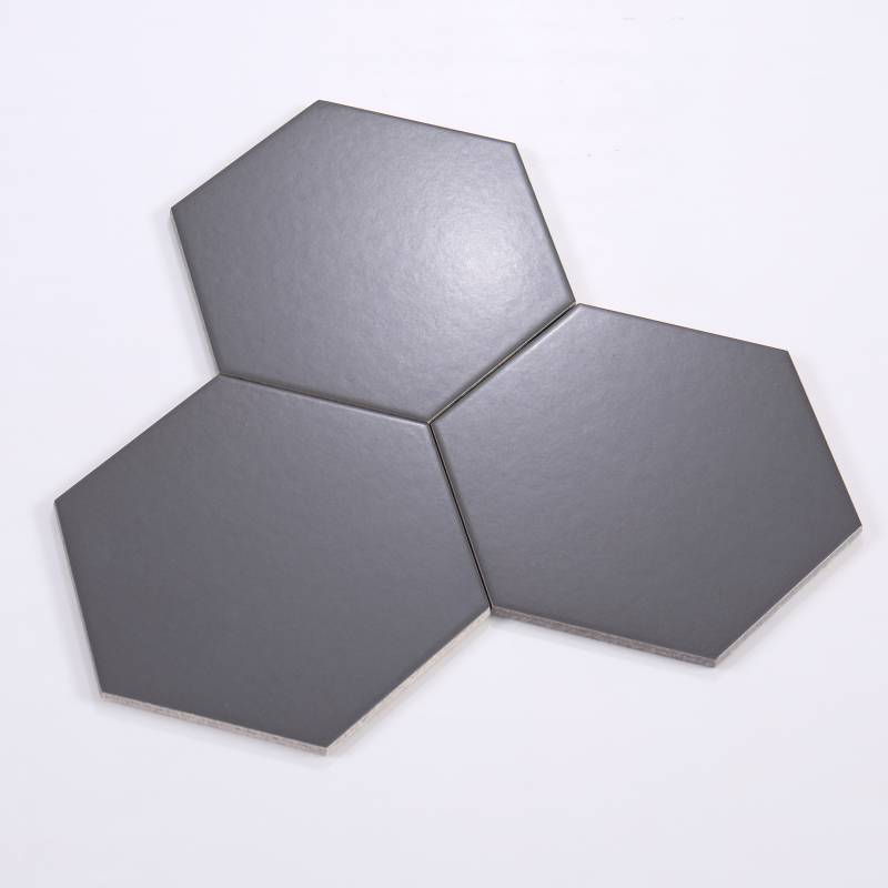 Gạch lục giác xám đậm 200x230x115 mm NGL_M23203