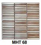 Gạch mosaic Que mix nâu MHT 68 Vỉ 300x300 mm