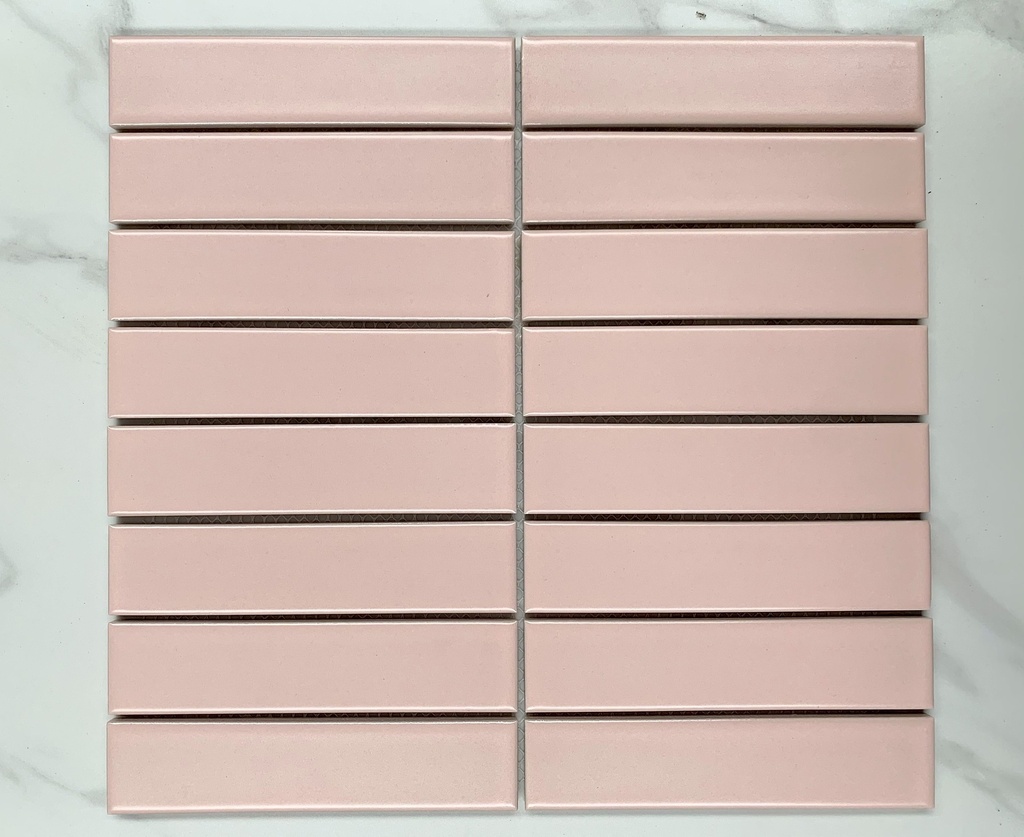Gạch Mosaic Que 32x145mm Màu Hồng 302