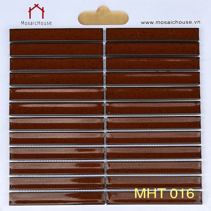 Gạch Mosaic Que Đũa 300x300 mm Màu Đỏ MHT016