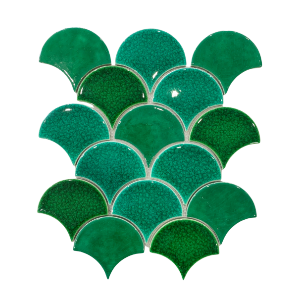 Gạch Mosaic Vảy Cá Mix Mã EMIX070821