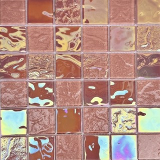 Gạch Mosaic vỉ giấy viên 45*95*4mm vỉ 302*301mm V8900