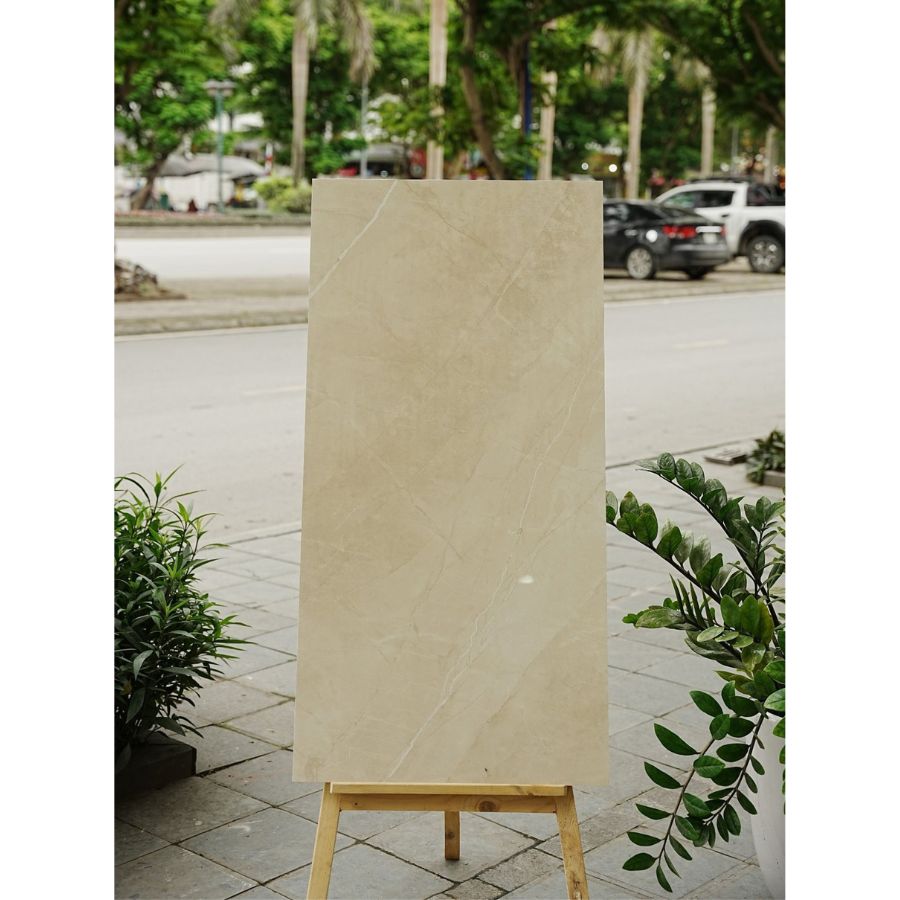 Gạch Ấn Độ KT 600x1200mm Armani Beige