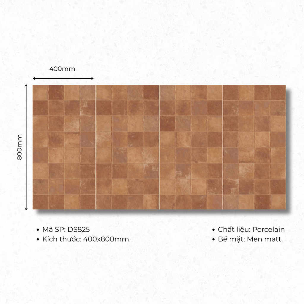 Gạch ốp lát 400x800 mã M825 (1thùng/ 1.92m2/ 6v/ 36,5kg)