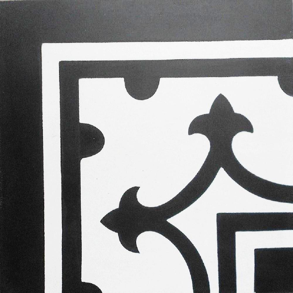 Gạch bông TQ, KT 200x200 mm, Xương Porcelain mặt mờ mã P201-H2