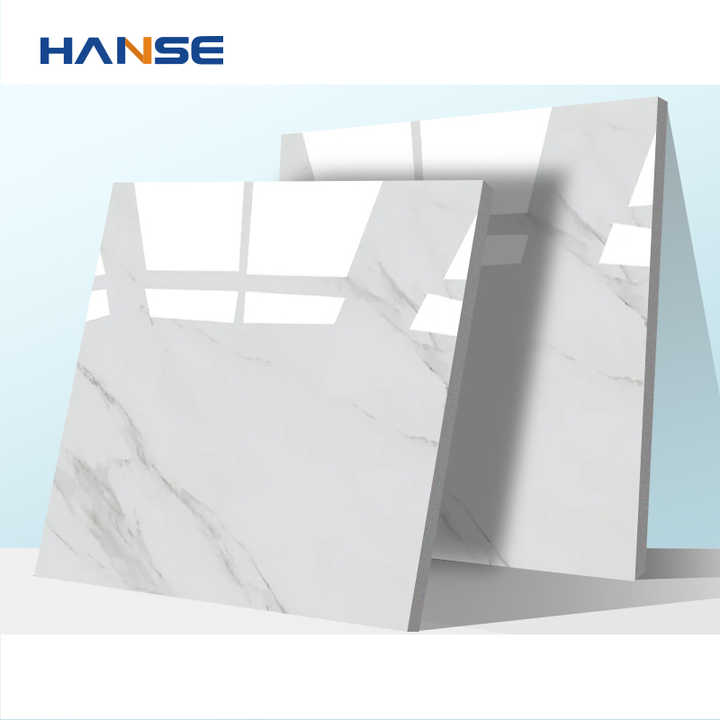 Gạch lát nền tường men gốm giả đá cẩm thạch trắng Carrara cao cấp