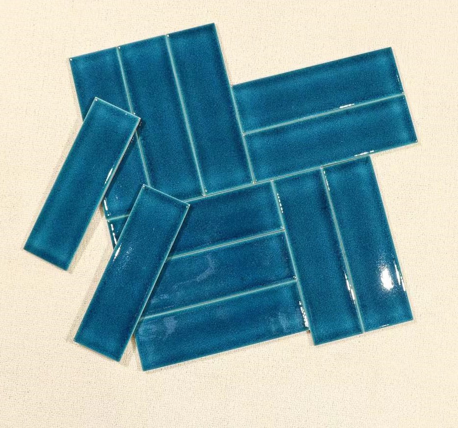 Gạch gốm men rạn 60x200mm xanh dương mã MBL60218