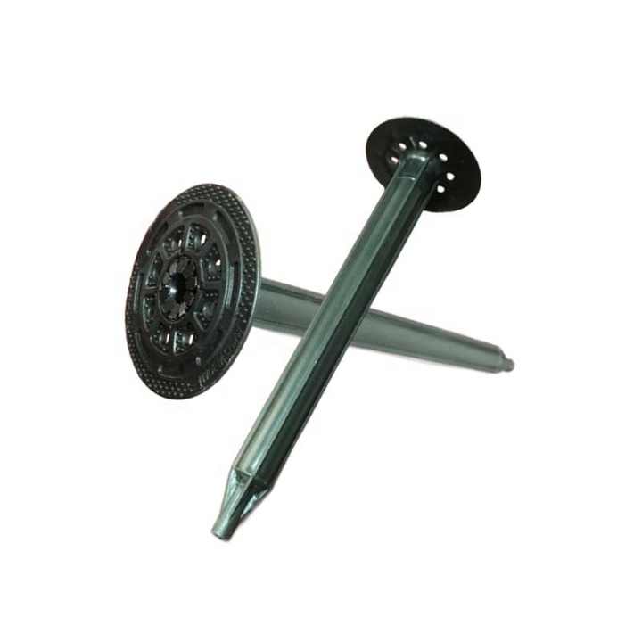 Đinh tán cách nhiệt HDPE 60mm mạ sắt nhẵn đen tiêu chuẩn ISO dùng cho bình nhiên liệu khí 30mm~250mm