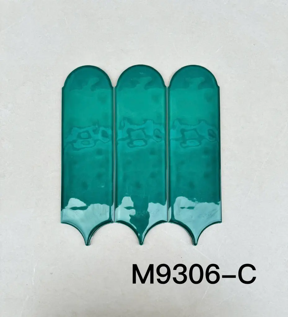 Gạch lông vũ xanh đậm KT 100x300mm mã M9306-C 