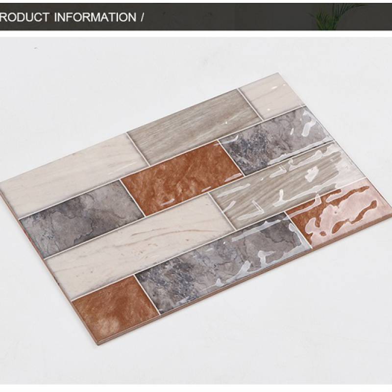 Gạch men 3D ốp tường trang trí 200x300mm P312