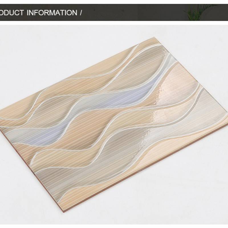 Gạch men 3D ốp tường trang trí nhà bếp 200x300mm P313 vân sóng