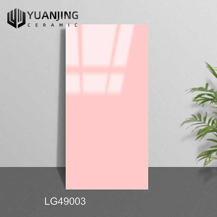 Gạch men bóng màu trơn phong cách kem Pháp Morandi 400x800