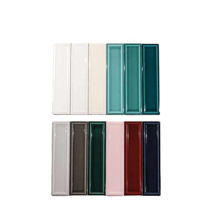 Gạch men gốm mặt lõm-lồi 68x280MM cho tường nhà tắm