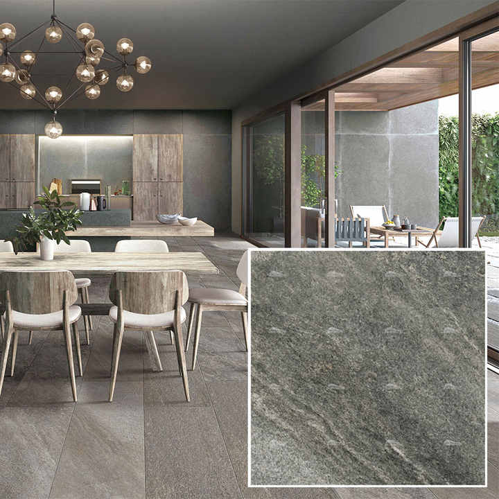 Gạch men mài bóng 600x600 20mm 10mm mờ, gạch sứ 600x1200 đen toàn thân