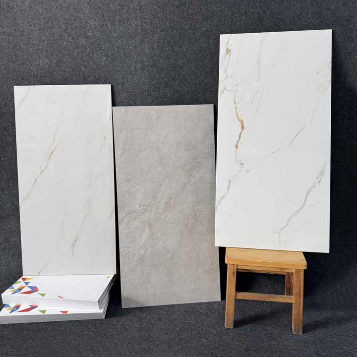 Gạch men đá cẩm thạch trắng vàng Carrara 400x800mm, khuyến mãi nóng