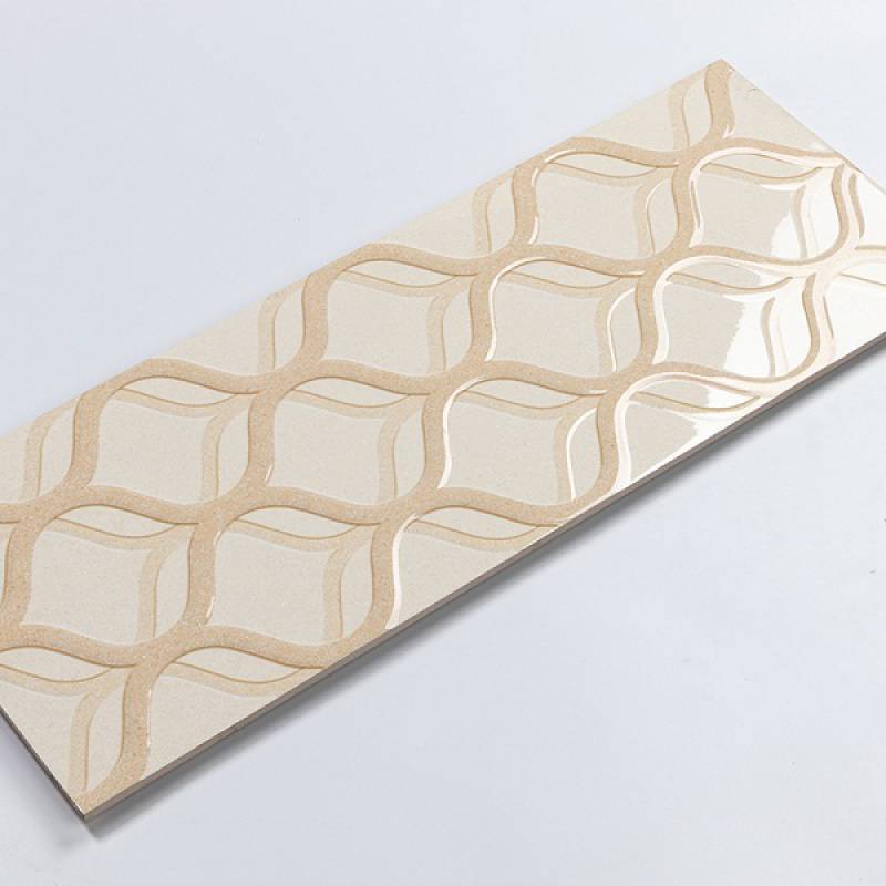 Gạch men ốp tường 300 x 800mm 800B1C màu vàng họa tiết