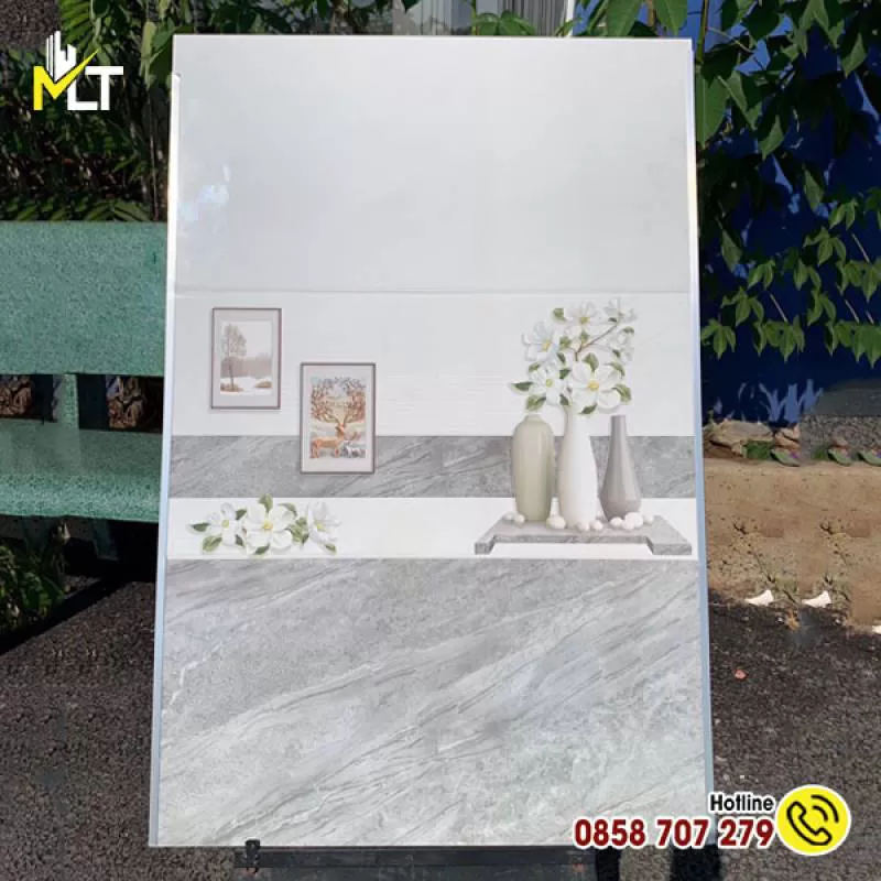 Gạch ốp tường 30x60 3607 (Đậm Nhạt tông xám) - Mỹ Linh Tú