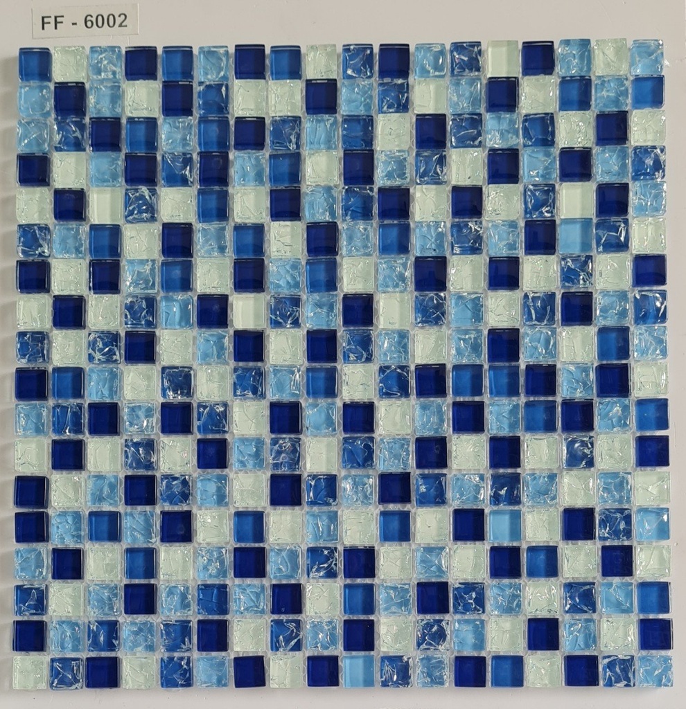 Gạch Mosaic Kính Mix 15x15mm mã MIX1515