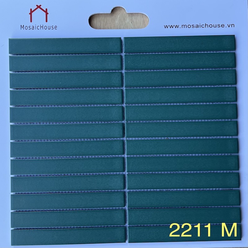 Gạch Mosaic Que Đũa 2211M Màu Xanh