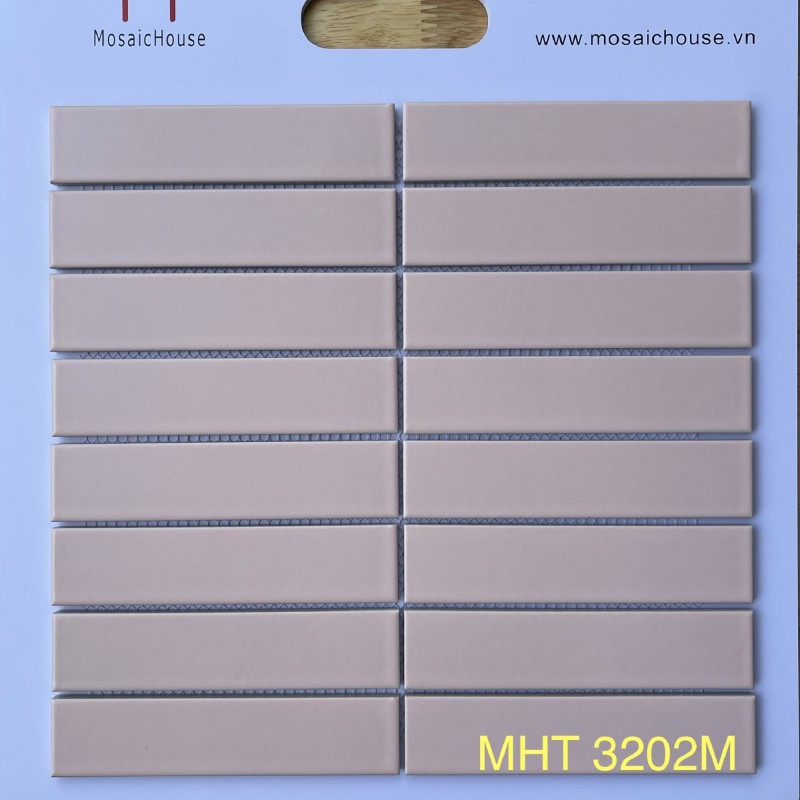 Gạch Mosaic Que Đũa 3202M Màu Hồng