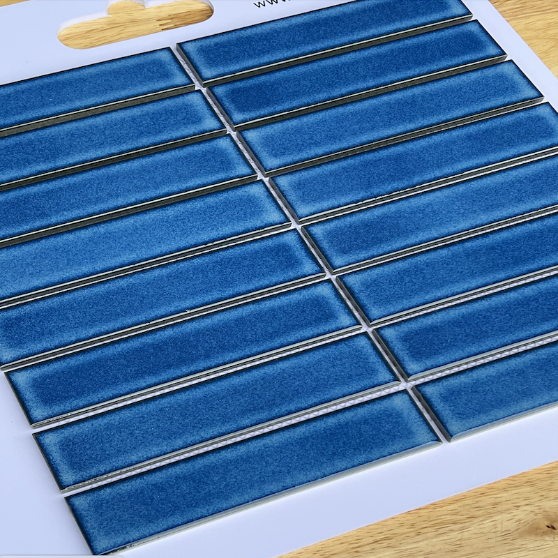 Gạch Mosaic Que Đũa xanh dương mã MHT 3231M (1h/1.68h/20vi/21kg)