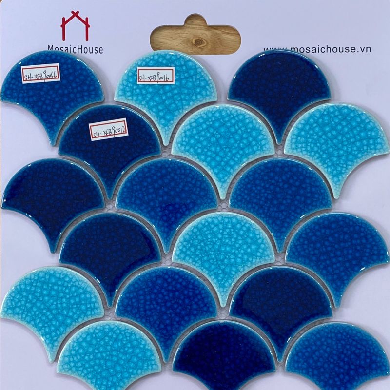 Gạch Mosaic Vảy Cá Rạn 2 lớp MHF 29