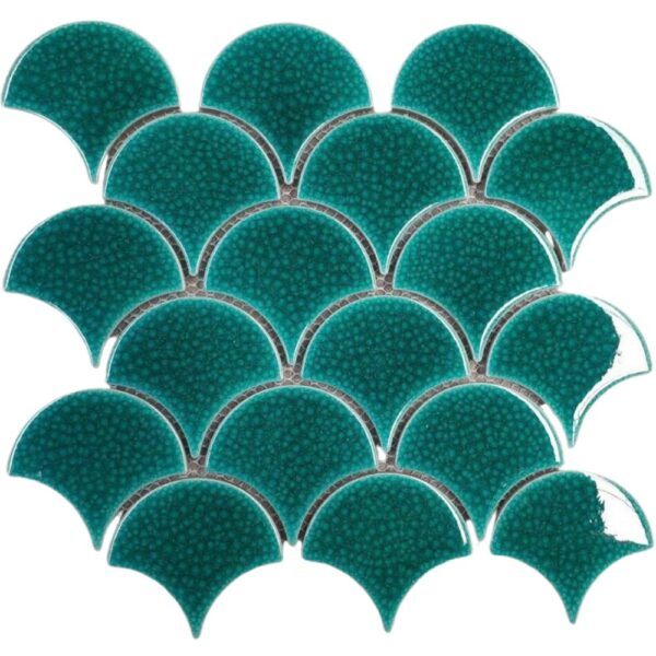 Gạch Mosaic vảy cá men rạn XFB90011