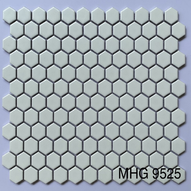 Gạch Mosaic lục giác trắng mã MHG9525