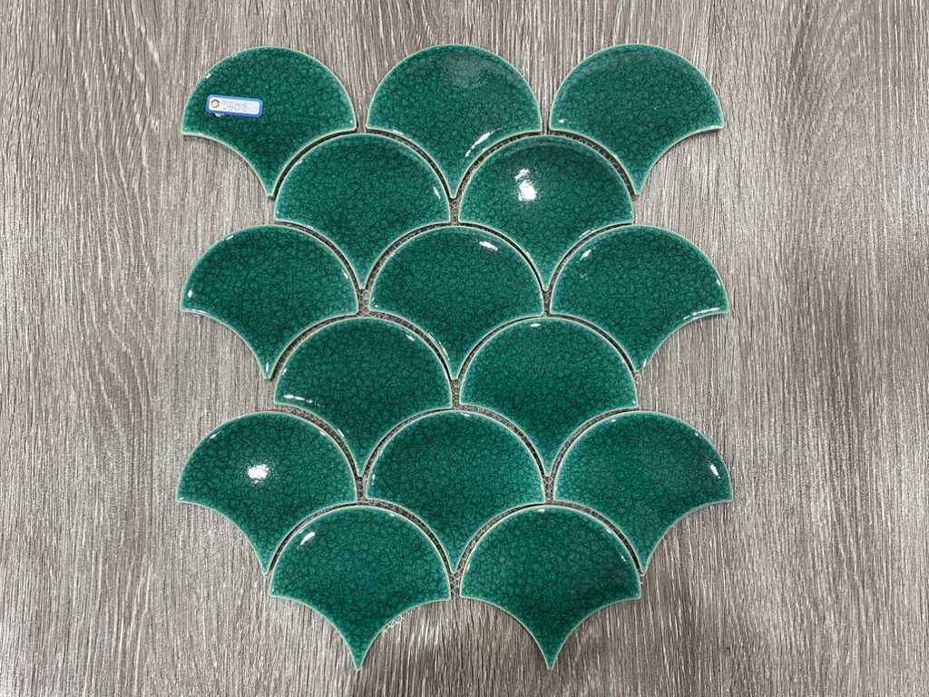 Gạch Mosaic vảy cá 85x95mm mã S9508 (1h/1.03m/13vi)