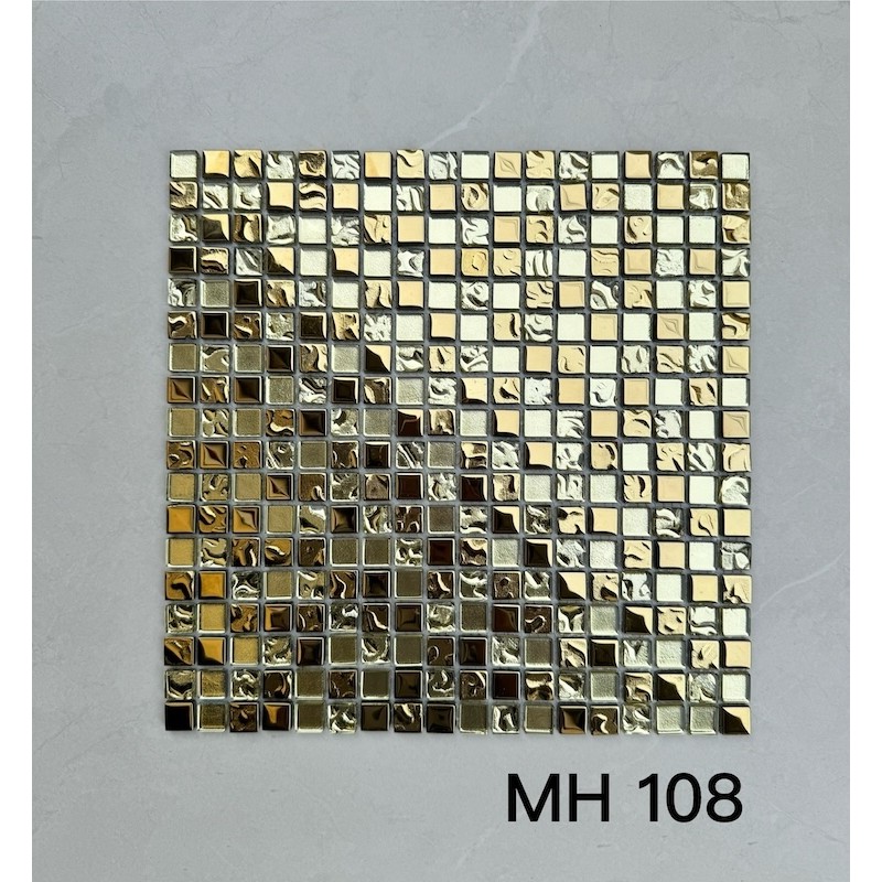 Gạch mosaic thủy tinh cao cấp MH 108