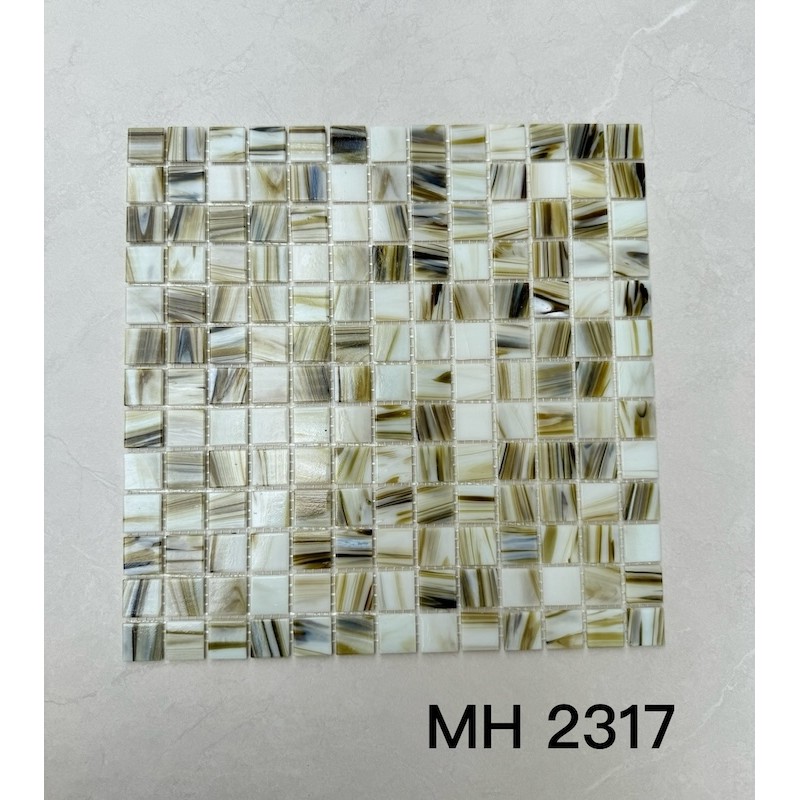 Gạch mosaic thủy tinh cao cấp MH 2317