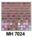 Gạch mosaic thủy tinh hồng, Mã MH 7024, Kt vỉ 300x300 mm