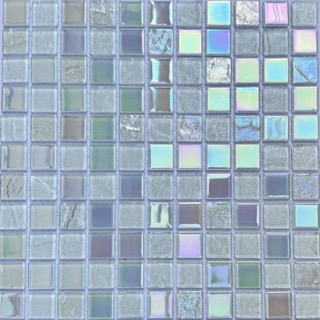 Gạch Mosaic vỉ màu trắng ngà mã MHG826