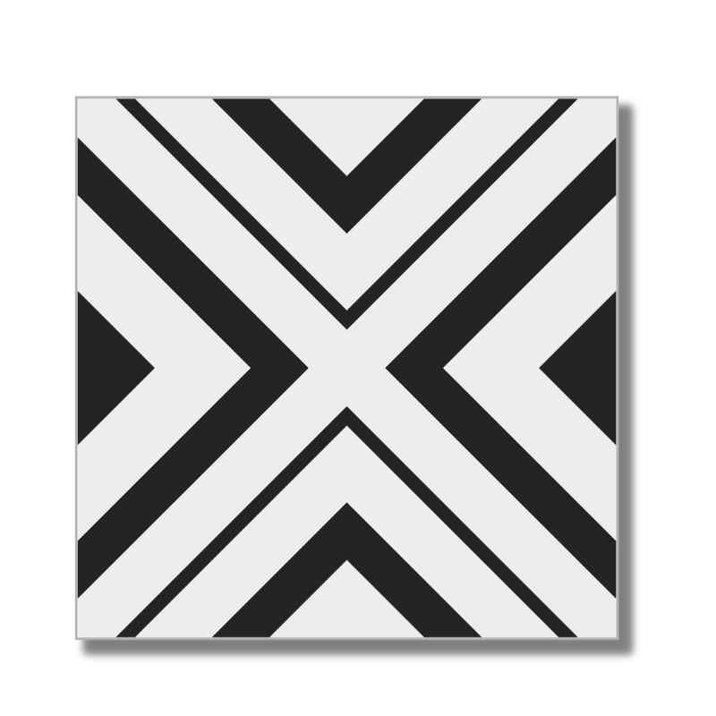 Gạch bông KT 200x200 mm F2089 ( BD trắng)