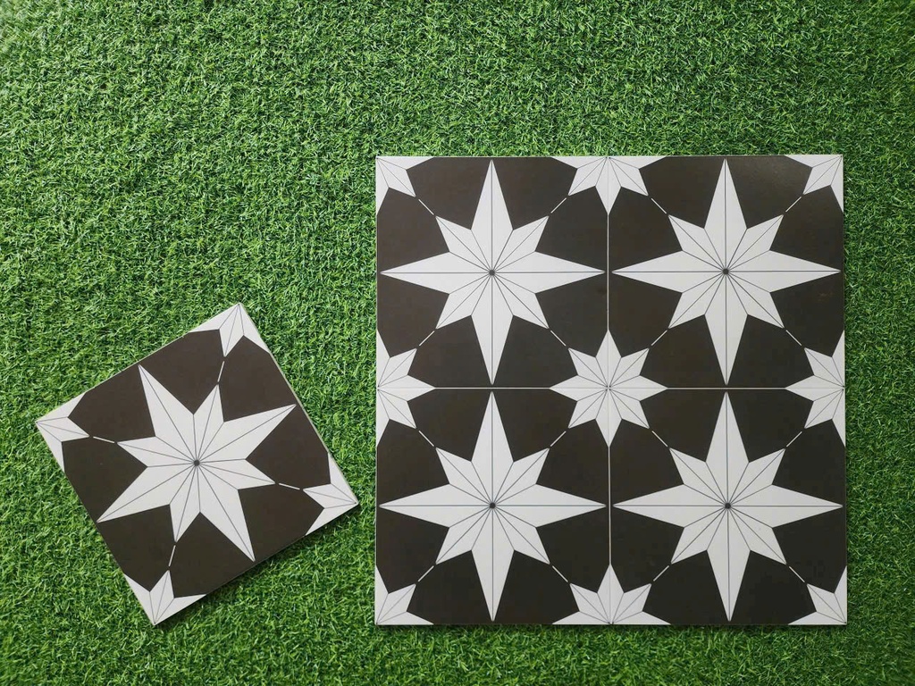 Gạch bông TQ, KT 300x300 mm, Xương Porcelain mặt mờ mã F30071 (GB30071)