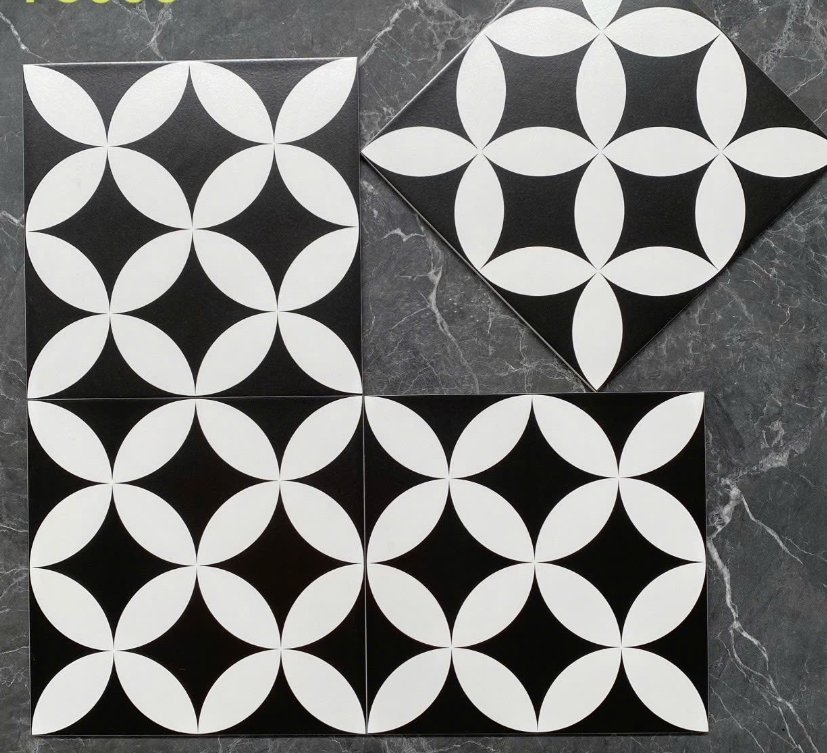 Gạch bông TQ, KT 300x300 mm, Xương Porcelain mặt mờ mã F30095