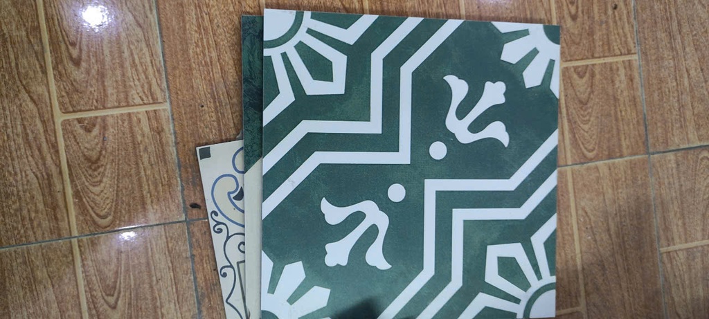 Gạch bông TQ, KT 300x300 mm, Xương Porcelain mặt mờ mã F30400