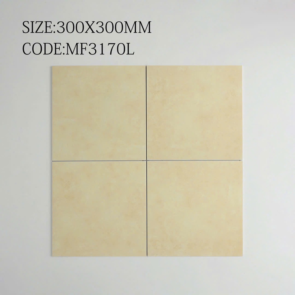 Gạch bông giả cổ kem mờ MF3170L KT 300x300 mmcm